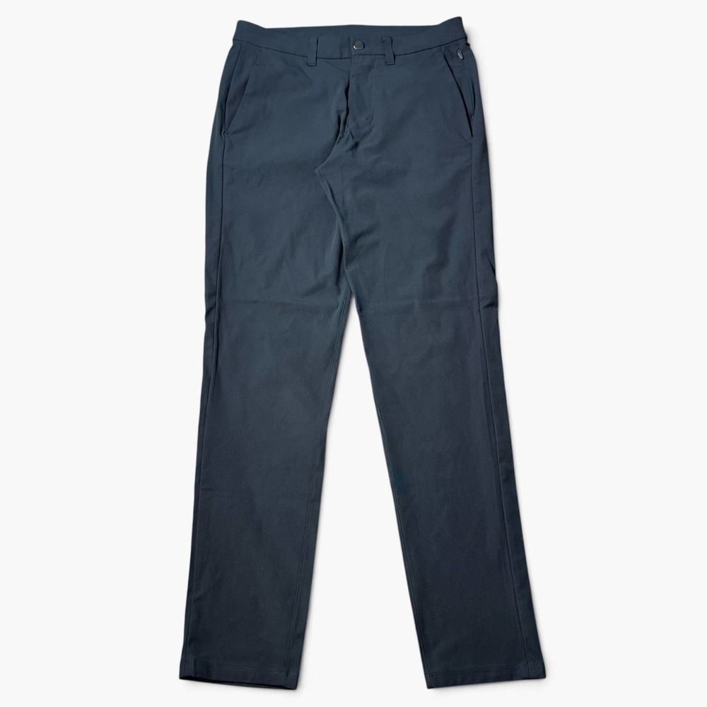 Lululemon Commission Pants Mens 30 Slim Fit Gray Stretch Golf Preppy Warpstreme